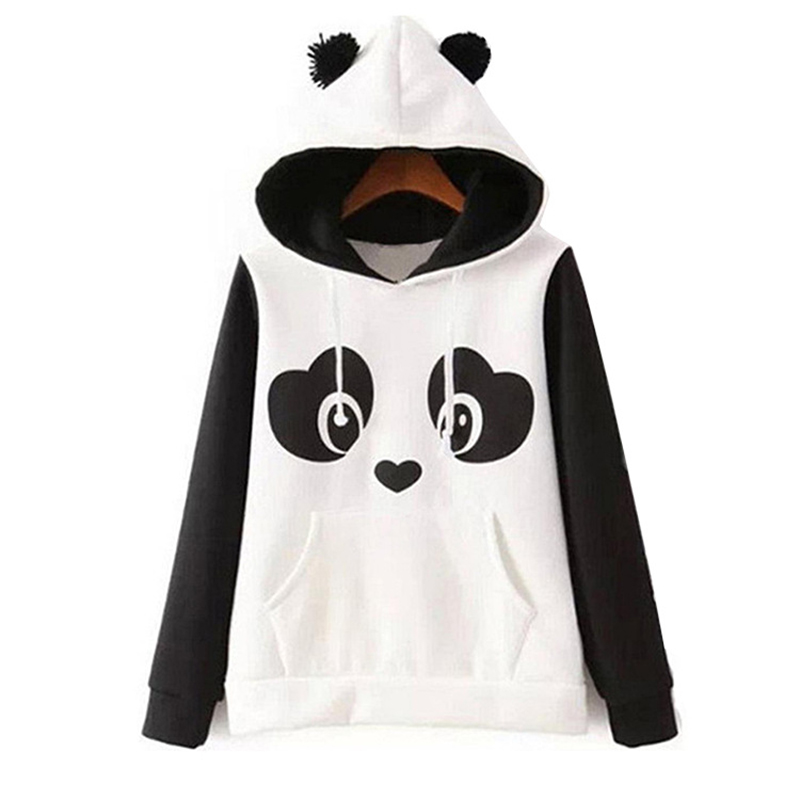 Panda hoodie with clearance ears