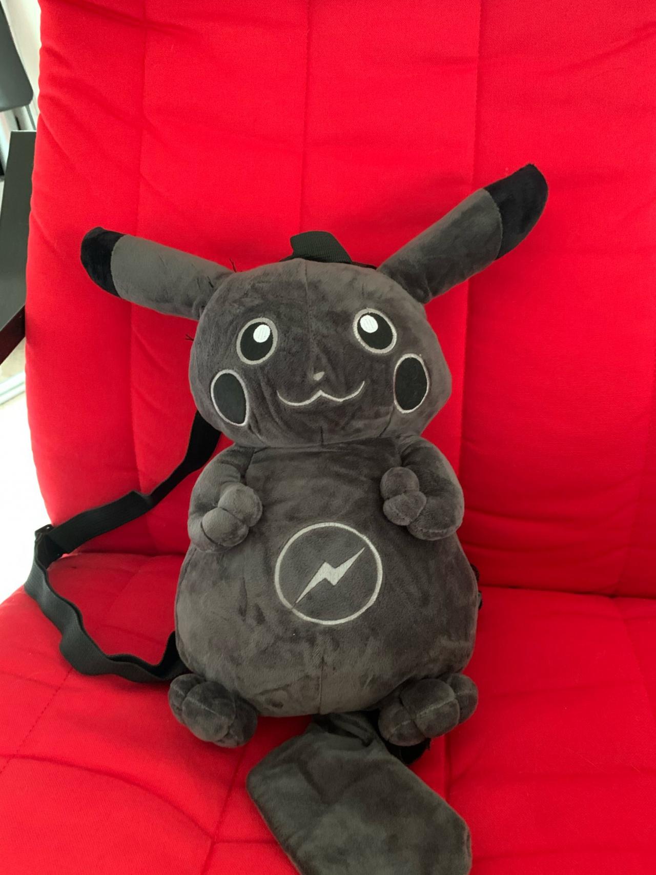 Kawaii Clothing Dark Rabbit Bunny Backpack Punk Goth Plush Cartoon