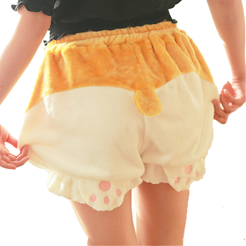 Kawaii Clothing Corgi Dog Shorts Shiba Inu Pants Animal Paws