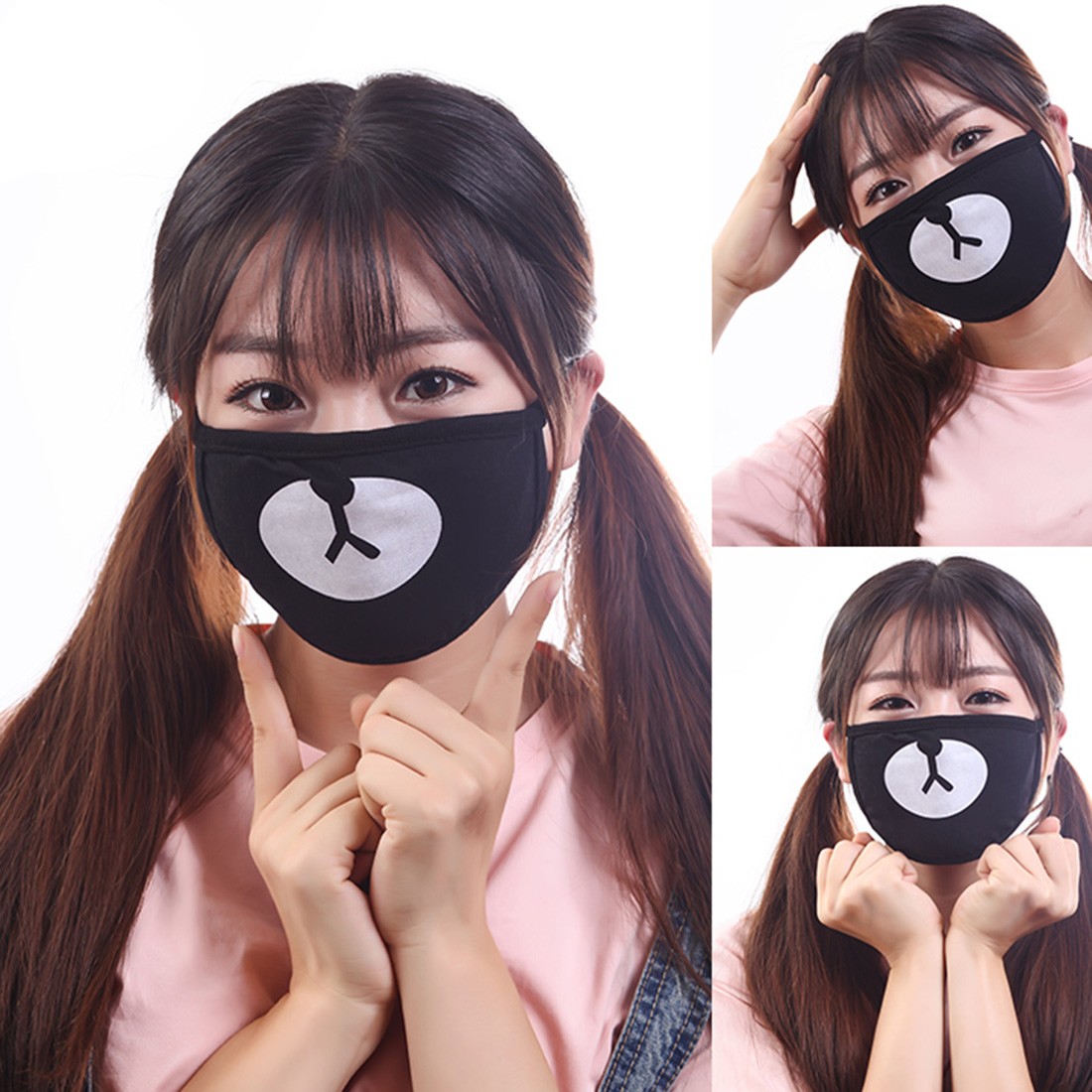 Kawaii Clothing Anti Dust Face Mask Bear Japanese Korean Punk Wh066 on ...