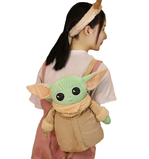 Kawaii Clothing Yoda Backpack Bag Harajuku Plush Cute Japan Korea Ulzzang Animal Alien Wh265
