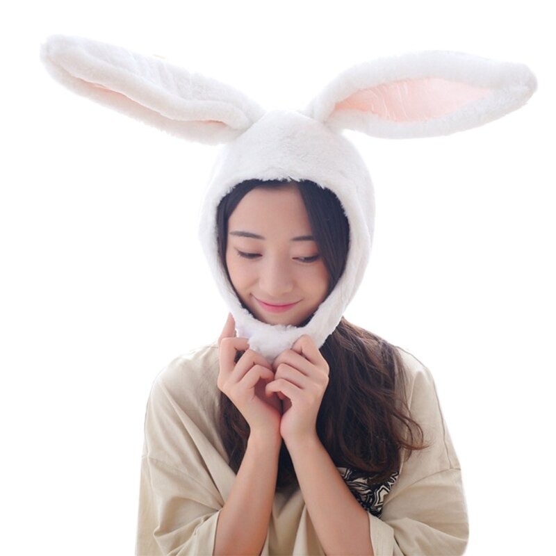 Kawaii Clothing Long Rabbit Ears Beanie Hat Bunny Cute Halloween Costume Harajuku Wh403