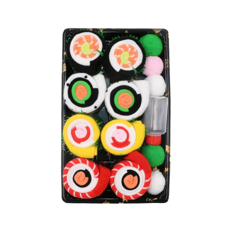 Kawaii Clothing Sushi Socks Maki Roll Gift Box Harajuku Funny Japanese Food Cute Tuna Salmon Wh247