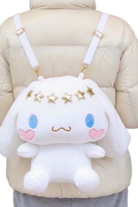 Kawaii Clothing Plush Cartoon Bag Backpack Harajuku Animal Ears Pastel Goth Lolita WH299