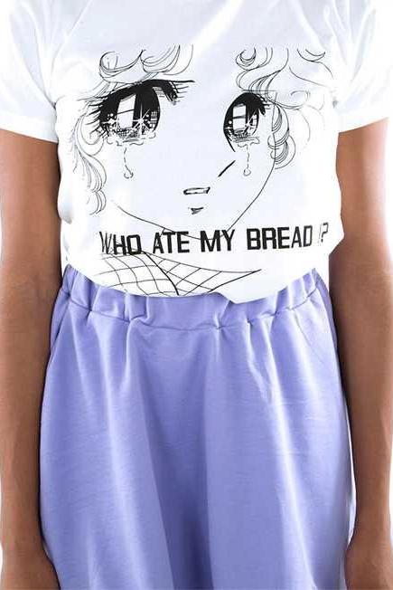 Kawaii Clothing Manga Anime T-Shirt Candy Candy Who Eat Bread