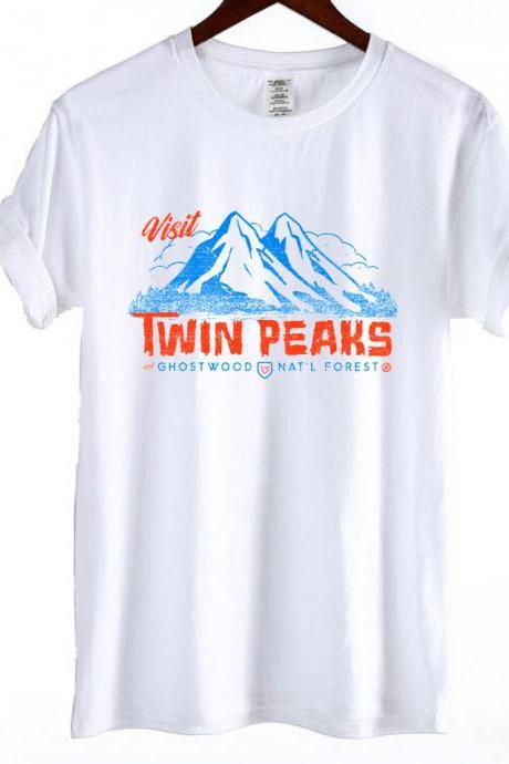 Kawaii Clothing Twin Peaks T-Shirt David Lynch Mountains Top